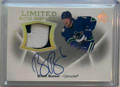 Brock Boeser #LAM-BO Hockey Cards 2021 SP Authentic Limited Auto Material Prices
