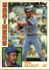 Phil Bradley Baseball Cards 1984 Topps Traded Prices