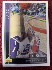 David Benoit #27 Basketball Cards 1993 Upper Deck Prices