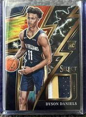 Dyson Daniels [Tie Dye] #S-DD Basketball Cards 2022 Panini Select Sparks Patch Prices