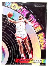 Jalen Green Basketball Cards 2021 Panini Recon Rock the Rim Prices