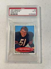 Dick Butkus [Hand Cut] Football Cards 1971 Bazooka Prices