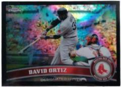 David Ortiz [Black Refractor] Baseball Cards 2011 Topps Chrome Prices