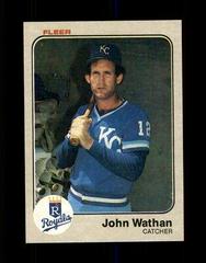 John Wathan Baseball Cards 1983 Fleer Prices