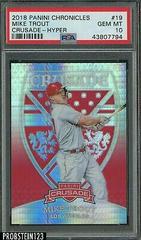 Mike Trout [Hyper] #19 Baseball Cards 2018 Panini Chronicles Crusade Prices