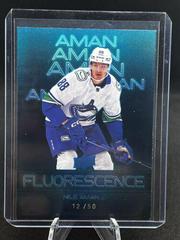 Nils Aman [Blue] Hockey Cards 2022 Upper Deck Fluorescence Prices