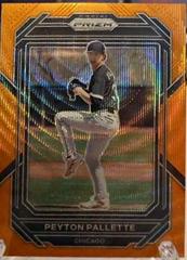 Peyton Pallette [Orange Wave] #100 Baseball Cards 2023 Panini Prizm Prices