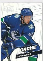 Quinn Hughes #C-4 Hockey Cards 2022 Skybox Metal Universe Cache Prices