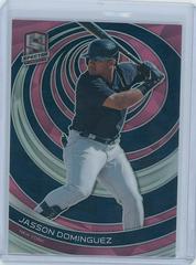 Jasson Dominguez [Pink] #39 Baseball Cards 2023 Panini Chronicles Spectra Prices