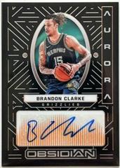 Brandon Clarke [Orange] #AUR-BCL Basketball Cards 2021 Panini Obsidian Aurora Autographs Prices