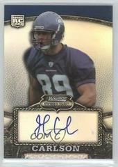 John Carlson [Autograph Refractor] Football Cards 2008 Bowman Sterling Prices