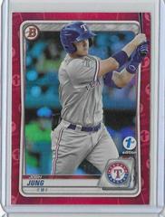 Josh Jung [Red Foil] Baseball Cards 2020 Bowman 1st Edition Prices