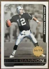 Rich Gannon [Premiere Date] Football Cards 2000 Pacific Paramount Prices