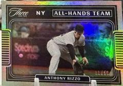 Anthony Rizzo [Holo Gold] #AHT-10 Baseball Cards 2022 Panini Three and Two All Hands Team Prices