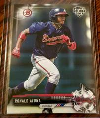 Ronald Acuna #TH-RA Baseball Cards 2017 Topps Holiday Bowman Prices
