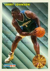 Larry Johnson [League Leader] Basketball Cards 1993 Fleer Prices
