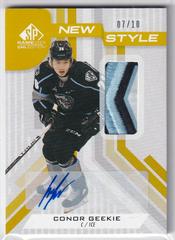 Conor Geekie [Gold Autograph Patch] Hockey Cards 2021 SP Game Used CHL New Style Prices