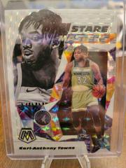 Karl Anthony Towns [White Mosaic] Basketball Cards 2019 Panini Mosaic Stare Masters Prices