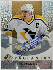 Ron Francis [Autograph] #P-52 Hockey Cards 2022 SP Authentic Pageantry Prices