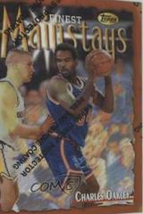 Charles Oakley Refractor w Coating #162 Basketball Cards 1996 Finest Prices