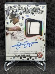 Frank Thomas Baseball Cards 2023 Topps Pristine Popular Demand Autograph Relic Prices