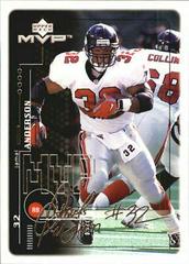 Jamal Anderson [Silver Script] #8 Football Cards 1999 Upper Deck MVP Prices