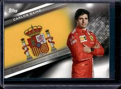 Carlos Sainz #FF-CS Racing Cards 2021 Topps Formula 1 Flags of Foundation Prices