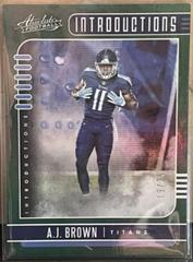 A.J. Brown [Spectrum Green] Football Cards 2019 Panini Absolute Introductions Prices