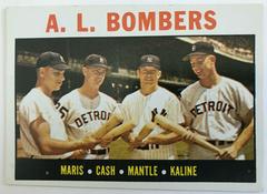 AL Bombers [Maris, Cash, Mantle, Kaline] #331 Baseball Cards 1964 Topps Prices