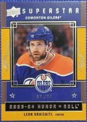 Leon Draisaitl [Gold Rainbow] #HR-34 Hockey Cards 2023 Upper Deck Honor Roll Prices