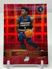 Anthony Edwards [Asia Hyper Red] #1 Basketball Cards 2021 Panini Donruss Elite Prices