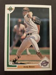 Andy Benes #275 Baseball Cards 1991 Upper Deck Prices