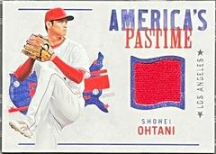 Shohei Ohtani [Red] #APS-SO Baseball Cards 2022 Panini Chronicles America's Pastime Swatches Prices
