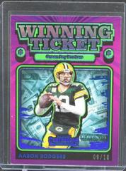 Aaron Rodgers [Platinum] Football Cards 2021 Panini Contenders Winning Ticket Prices