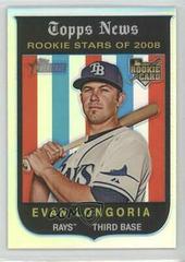 Evan Longoria [Refractor] #C220 Baseball Cards 2008 Topps Heritage Chrome Prices