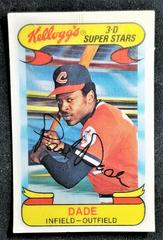 Paul Dade Baseball Cards 1978 Kellogg's Prices