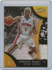Chauncey Billups [Gold Refractor] Basketball Cards 2007 Finest Prices