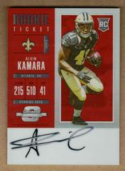 Alvin Kamara [Autograph Red] Football Cards 2017 Panini Contenders Optic Prices