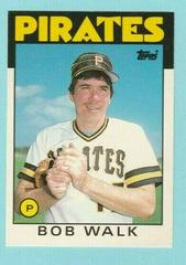 Bob Walk #120T Baseball Cards 1986 Topps Traded Prices