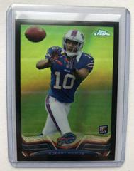 Robert Woods [Catching Black Refractor] #3 Football Cards 2013 Topps Chrome Prices