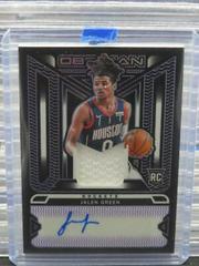 Jalen Green [Purple] Basketball Cards 2021 Panini Obsidian Rookie Jersey Ink Autographs Prices