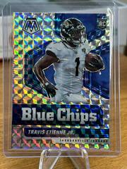 Travis Etienne Jr. [Silver] #13 Football Cards 2021 Panini Mosaic Blue Chips Prices