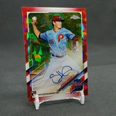 Spencer Howard [Red] #RA-SH Baseball Cards 2021 Topps Chrome Sapphire Rookie Autographs Prices