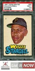Willie Stargell Baseball Cards 1967 Topps Pirates Stickers Prices