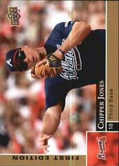 Chipper Jones #17 Baseball Cards 2009 Upper Deck First Edition Prices