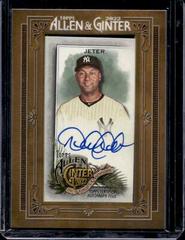 Derek Jeter #MA-DJ Baseball Cards 2022 Topps Allen & Ginter Mini Autographs Prices