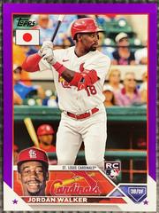 Jordan Walker [Purple] #188 Baseball Cards 2023 Topps Japan Edition Prices