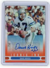 Dave Krieg [Orange] Football Cards 2022 Panini Absolute Iconic Ink Autographs Prices