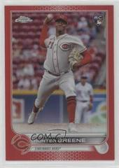 Hunter Greene [Red] Baseball Cards 2022 Topps Chrome Update Prices