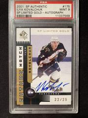 Ilya Kovalchuk [Autograph SP Limited Gold] #175 Hockey Cards 2001 SP Authentic Prices